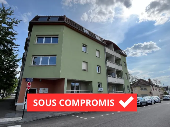 BELFORT Technopole - Appartement T2 avec balcon et place de parking à vendre