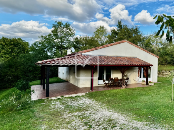 Charmant pavillon contemporain à vendre à Frayssinet, terrain arboré