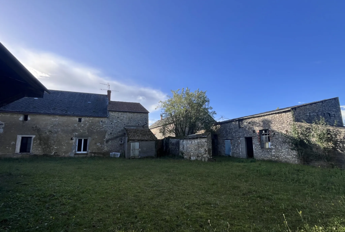 Ferme à rénover à Angerville avec hangar et dépendances 