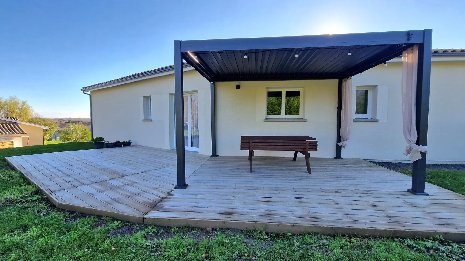 Maison neuve de plain-pied à Bazas - Spacieuse avec jardin 