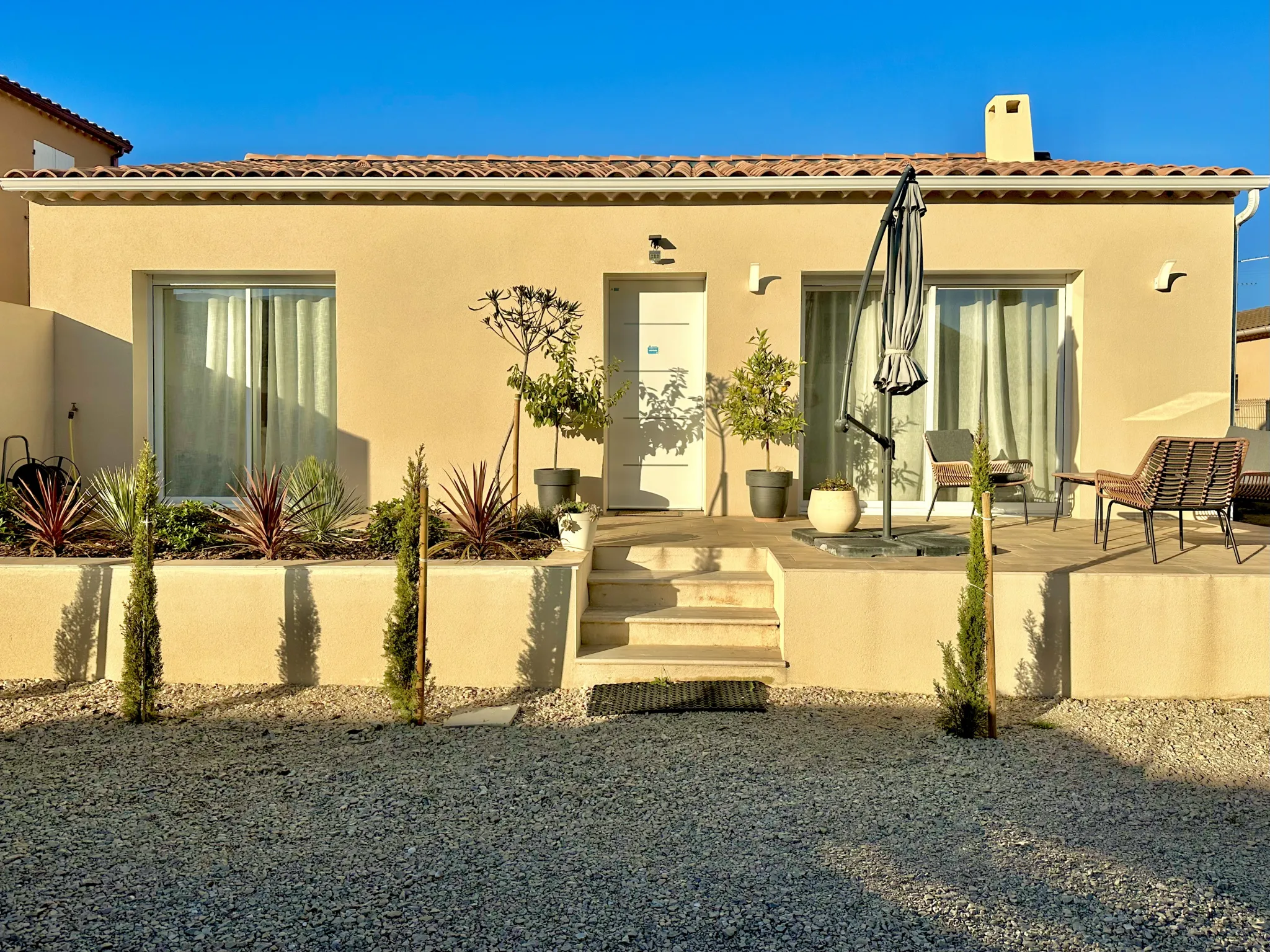 Villa moderne à vendre à Ste Cécile les Vignes - 1 chambre 