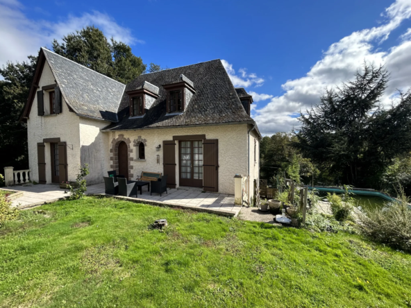 Maison à Egletons en Corrèze avec piscine et sous-sol