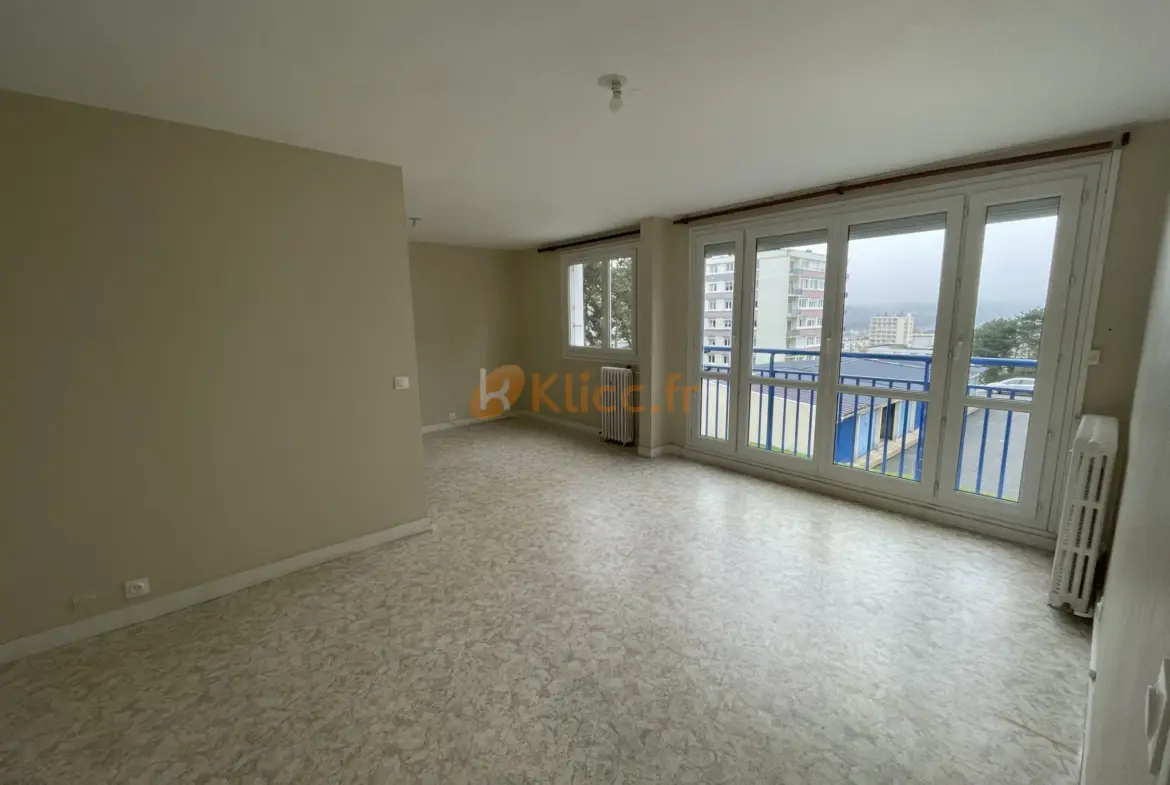 À vendre : Appartement T4 au 1er étage à Fécamp 