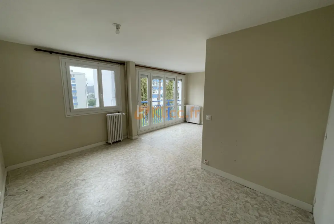 À vendre : Appartement T4 au 1er étage à Fécamp 