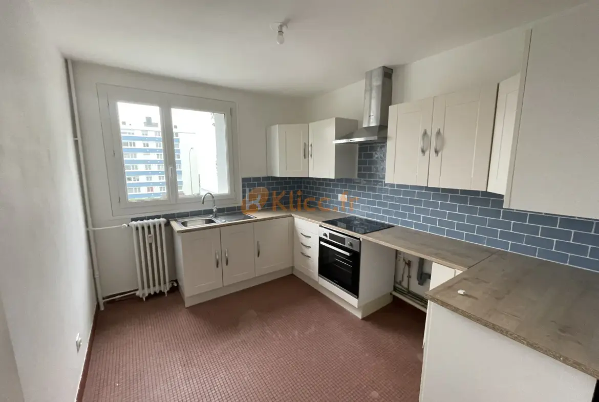 À vendre : Appartement T4 au 1er étage à Fécamp 