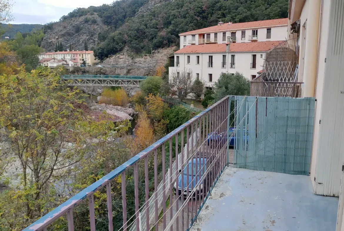 À vendre : Appartement spacieux T2 à Amélie-Les-Bains-Palalda 