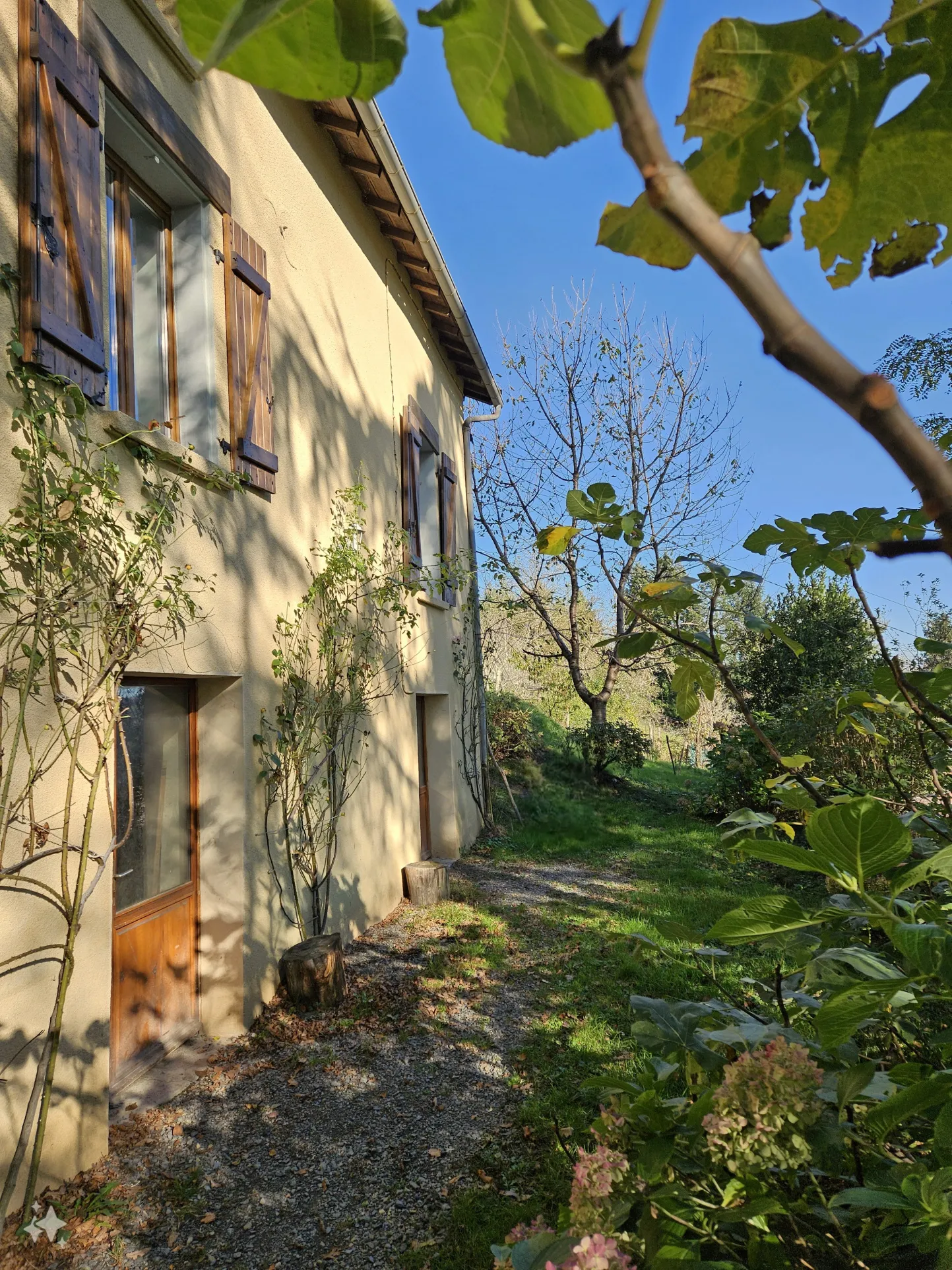 Charmante maison d'habitation à vendre avec grand terrain arboré de 9330 m² à Aubin 