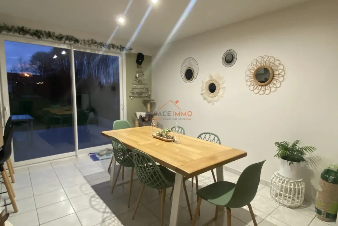 Maison individuelle à Verchain-Maugré - 93 m² avec jardin et garage 