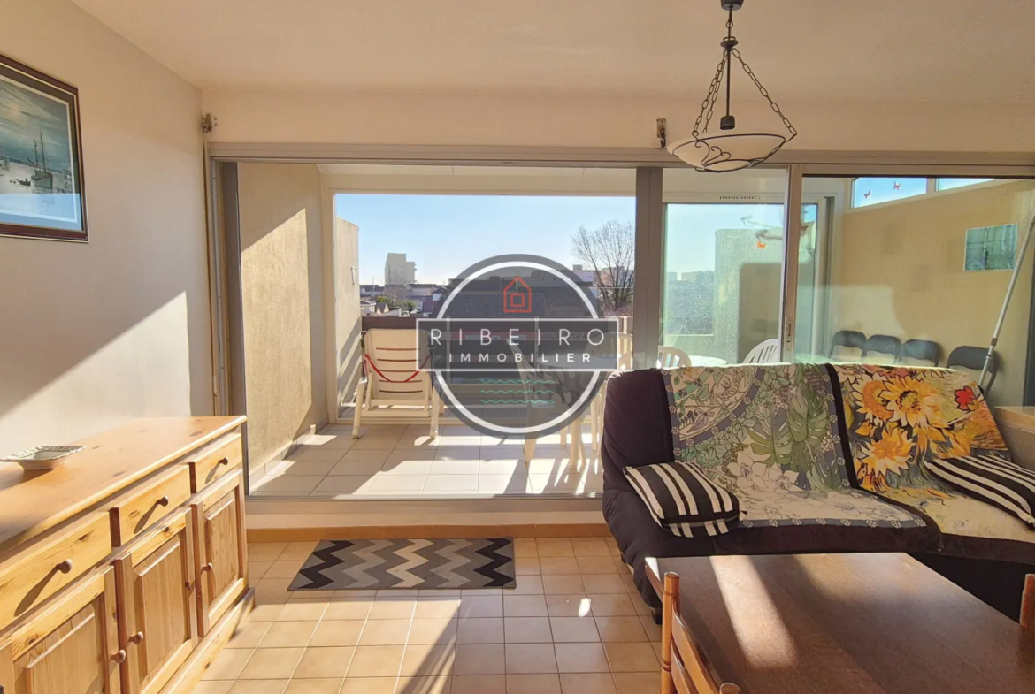 Appartement 2 pièces avec terrasse à vendre au Grau d'Agde 