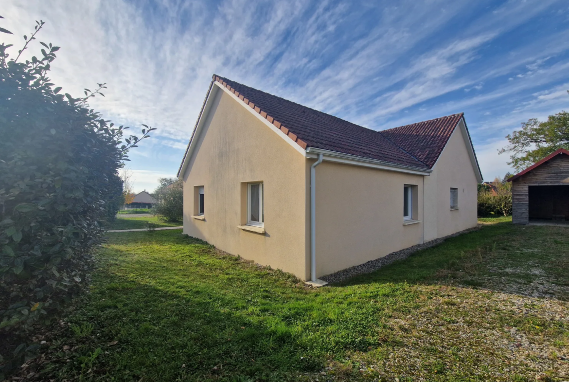 Maison de plain-pied lumineuse à Lubersac, 116 m², 3 chambres 