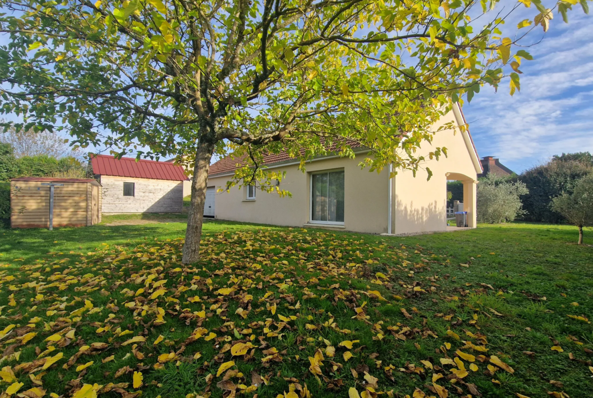 Maison de plain-pied lumineuse à Lubersac, 116 m², 3 chambres 