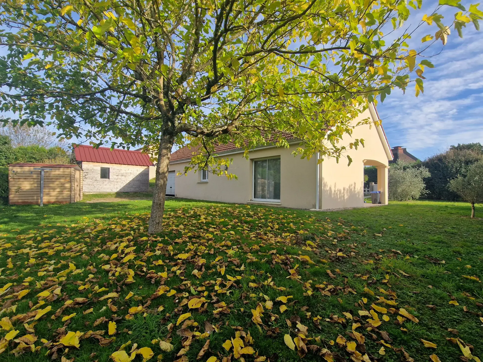 Maison de plain-pied lumineuse à Lubersac, 116 m², 3 chambres 