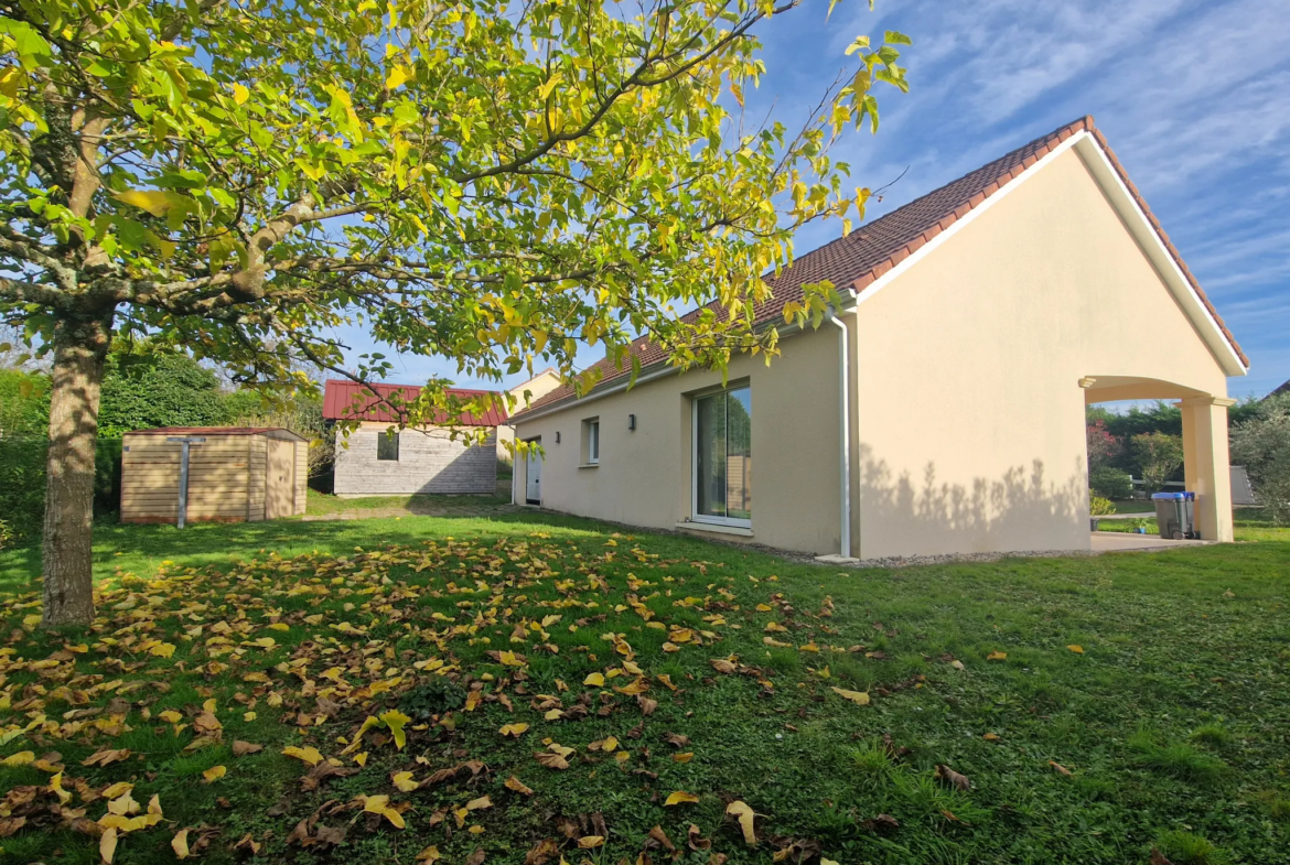 Maison de plain-pied lumineuse à Lubersac, 116 m², 3 chambres 