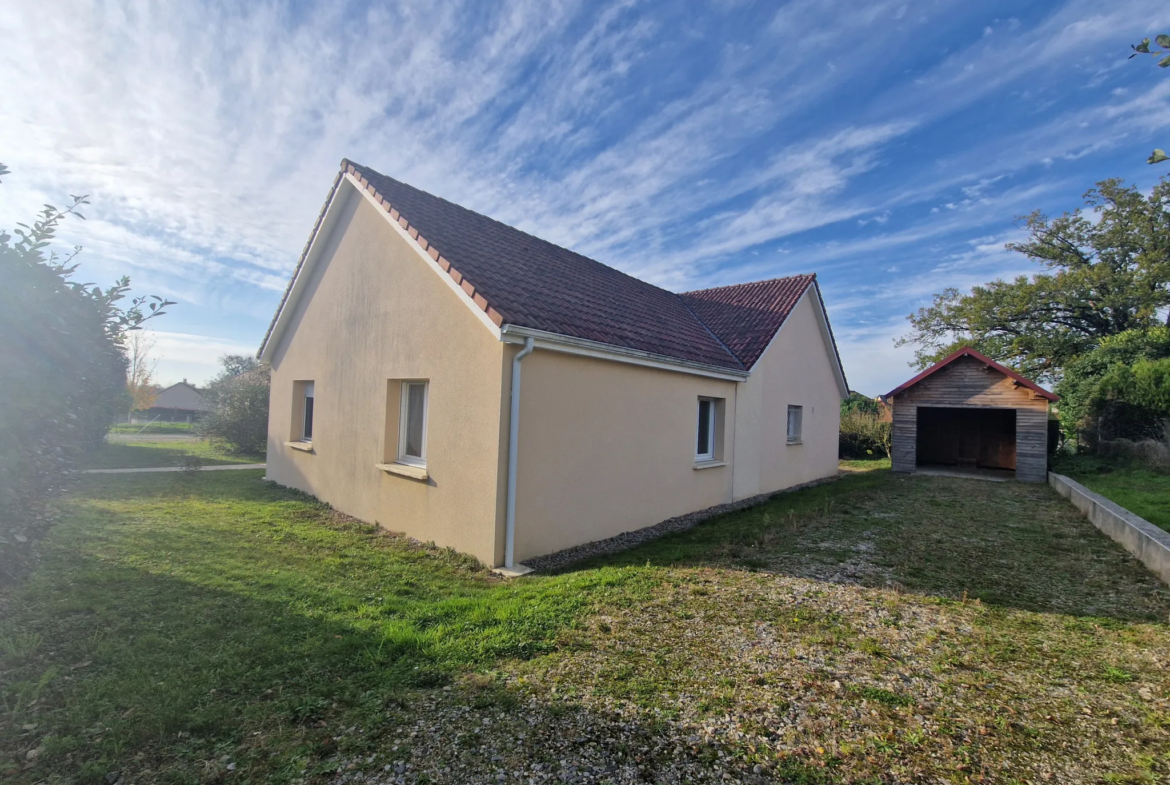 Maison de plain-pied lumineuse à Lubersac, 116 m², 3 chambres 