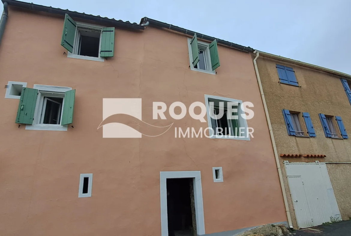 Maison de village à vendre à Usclas du Bosc avec vue dégagée 