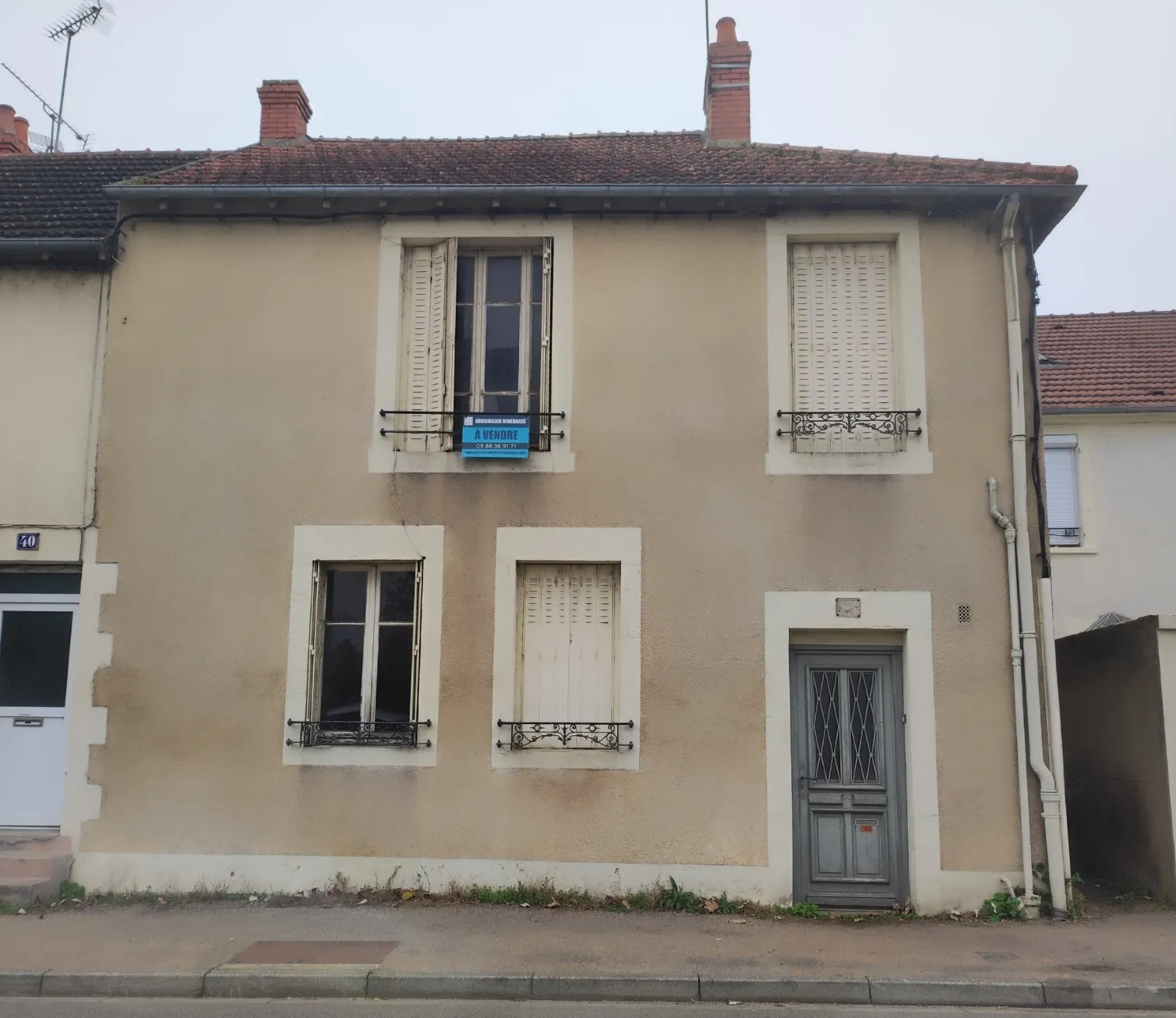 Maison 2 chambres avec jardin à vendre à Nevers 