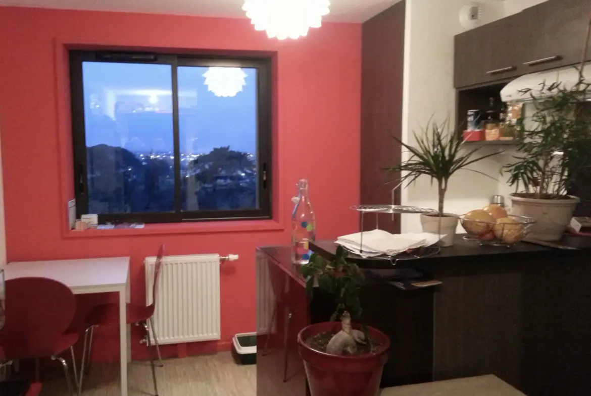 Appartement T1bis de 25 m² à Montaudran, vendu loué 