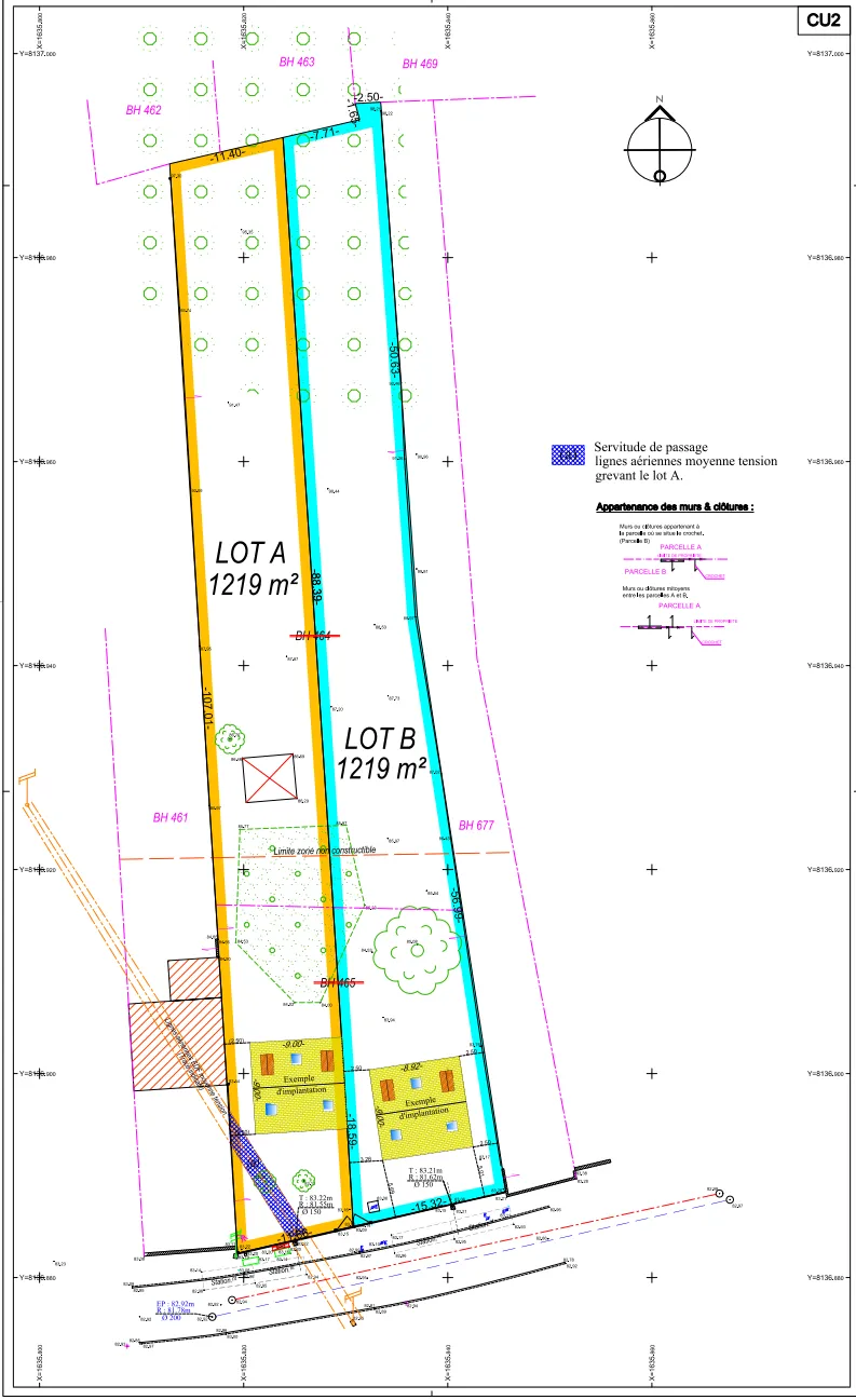 Terrain constructible de 1219 m² à Étampes à vendre 