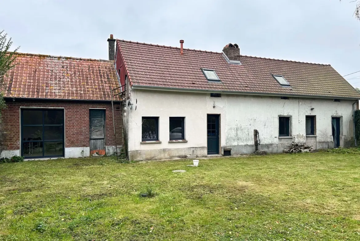 Maison à rénover à 5 minutes de Saint Riquier 