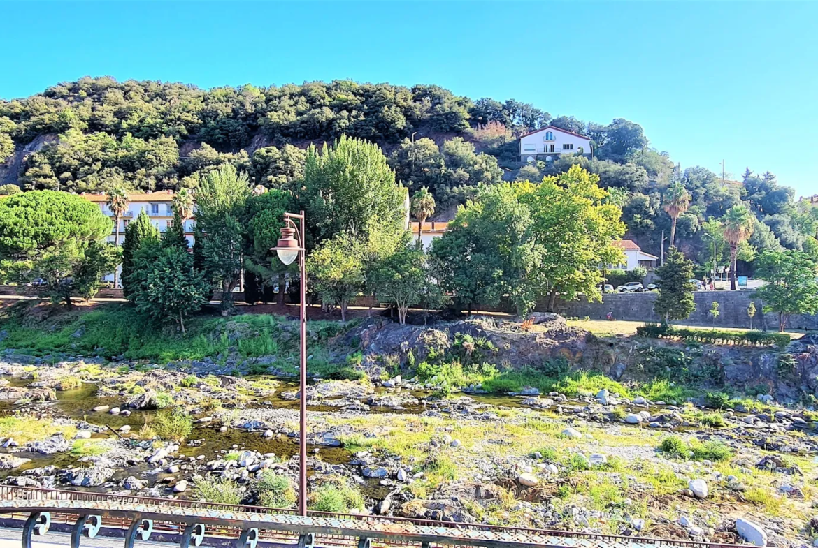 Appartement T3 avec balcon à Amélie-les-Bains-Palalda 