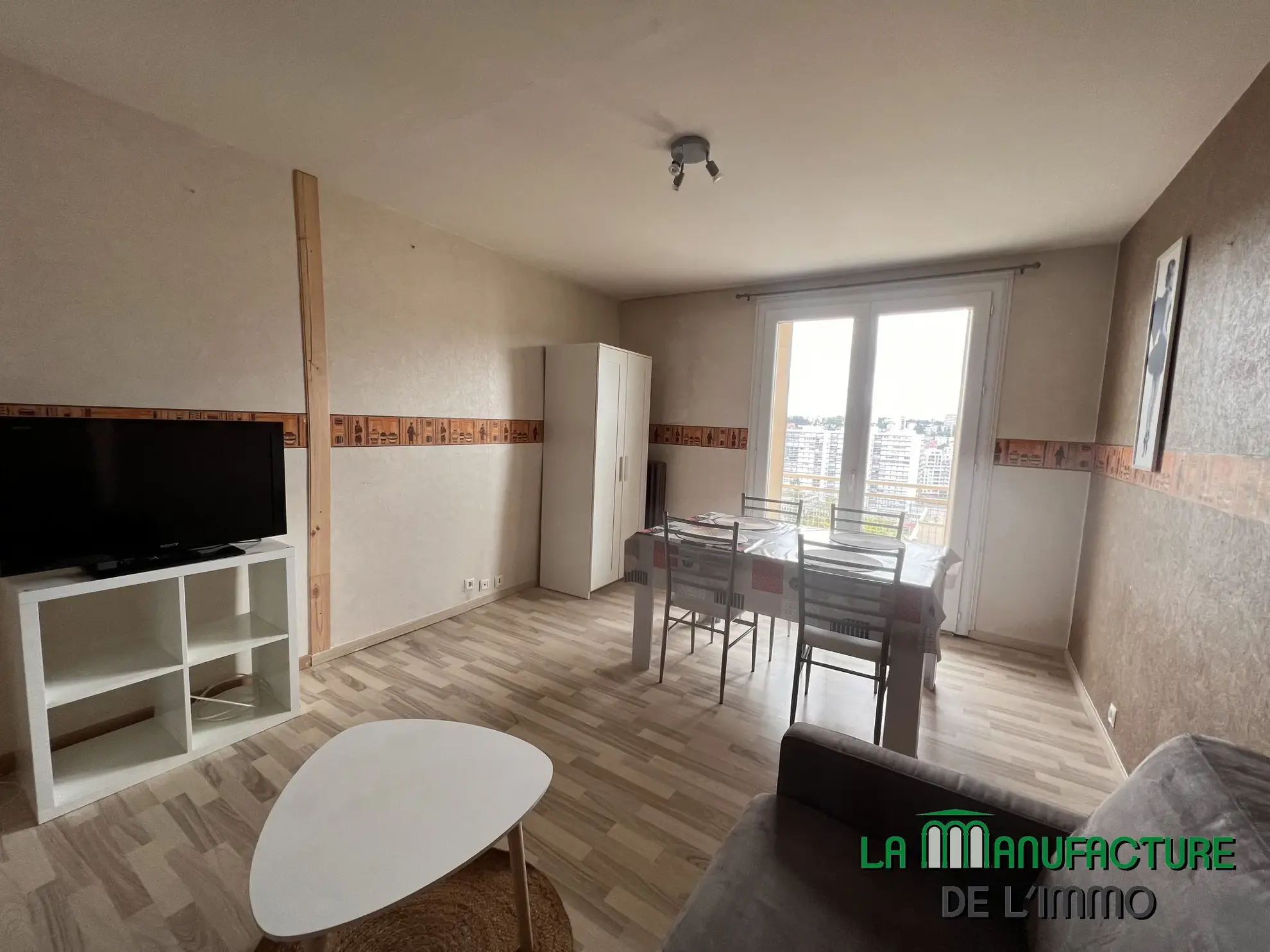 Appartement F3 lumineux avec balcon à Saint-Étienne 