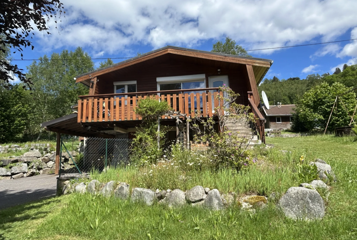 Chalet rénové de 1978 à vendre au Le Tholy 