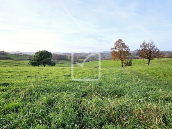 Beau terrain à vendre à Mansac avec vue dégagée