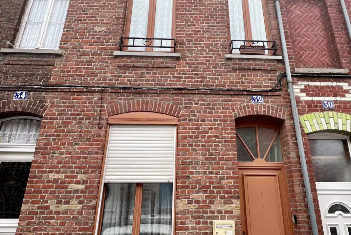 Charmante maison des années 30 à vendre à Roubaix 