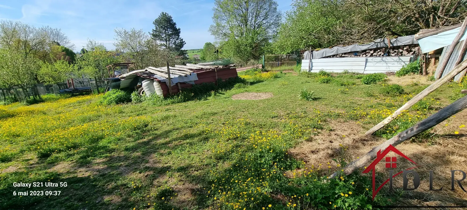 Terrain Constructible de 1247 m² à L'Hôpital du Grosbois 