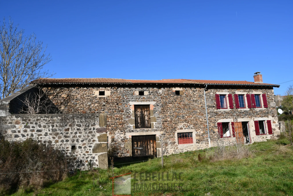 Ancien corps de ferme rénové à vendre à Céaux d'Allègre 