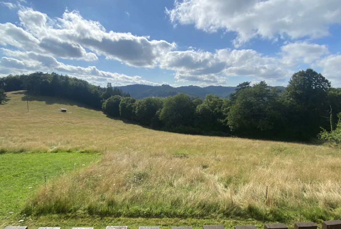 À vendre : Belle maison avec balcon et vue sur la campagne 