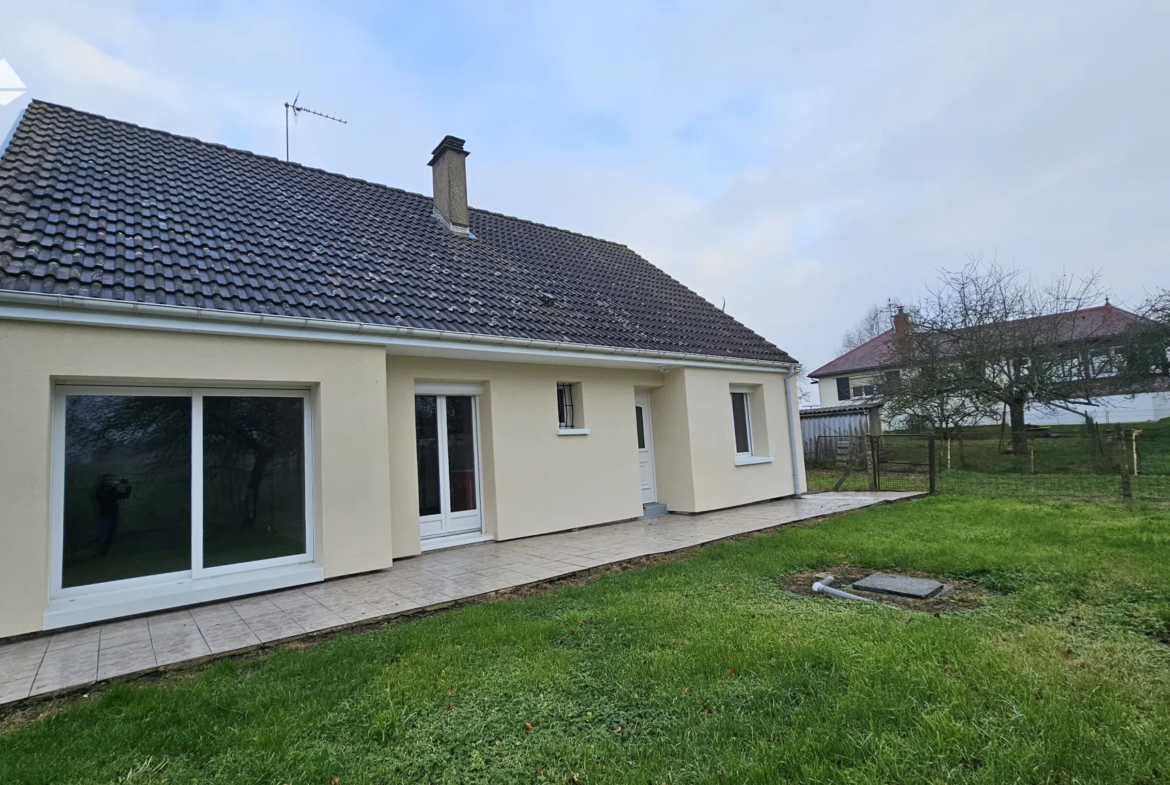 Vente maison plain-pied 3 chambres - Longueville sur Scie 