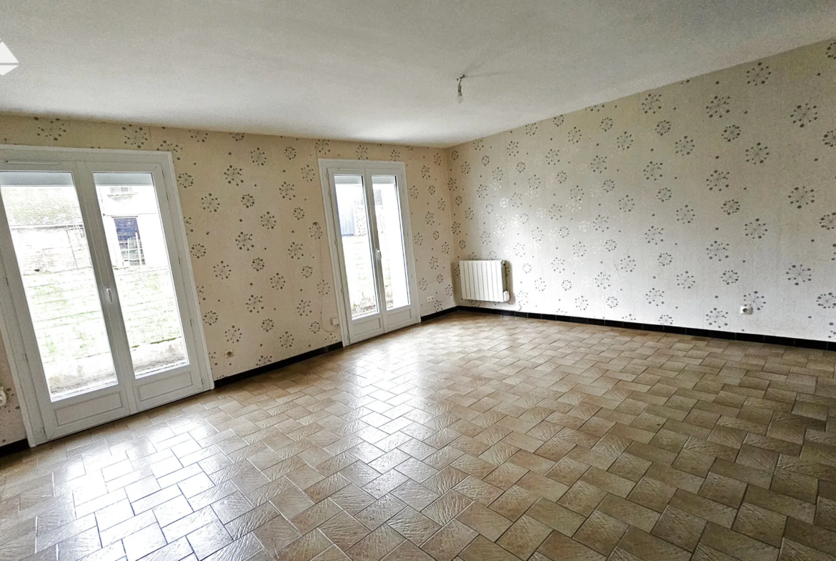 Vente maison plain-pied 3 chambres - Longueville sur Scie 