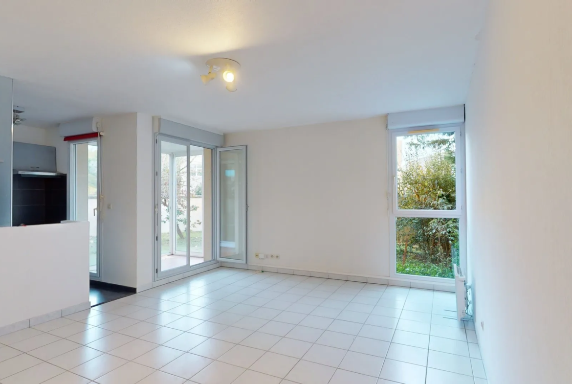 Appartement T3 à vendre à Toulouse avec jardin 