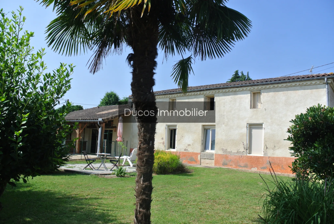 Maison rénovée 6 chambres avec jardin à Le Mas d'Agenais 