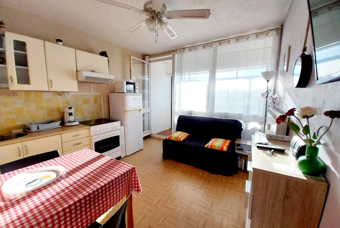 Agréable Appartement T1 Vue Parc Charles de Gaulle à Balaruc-les-Bains 