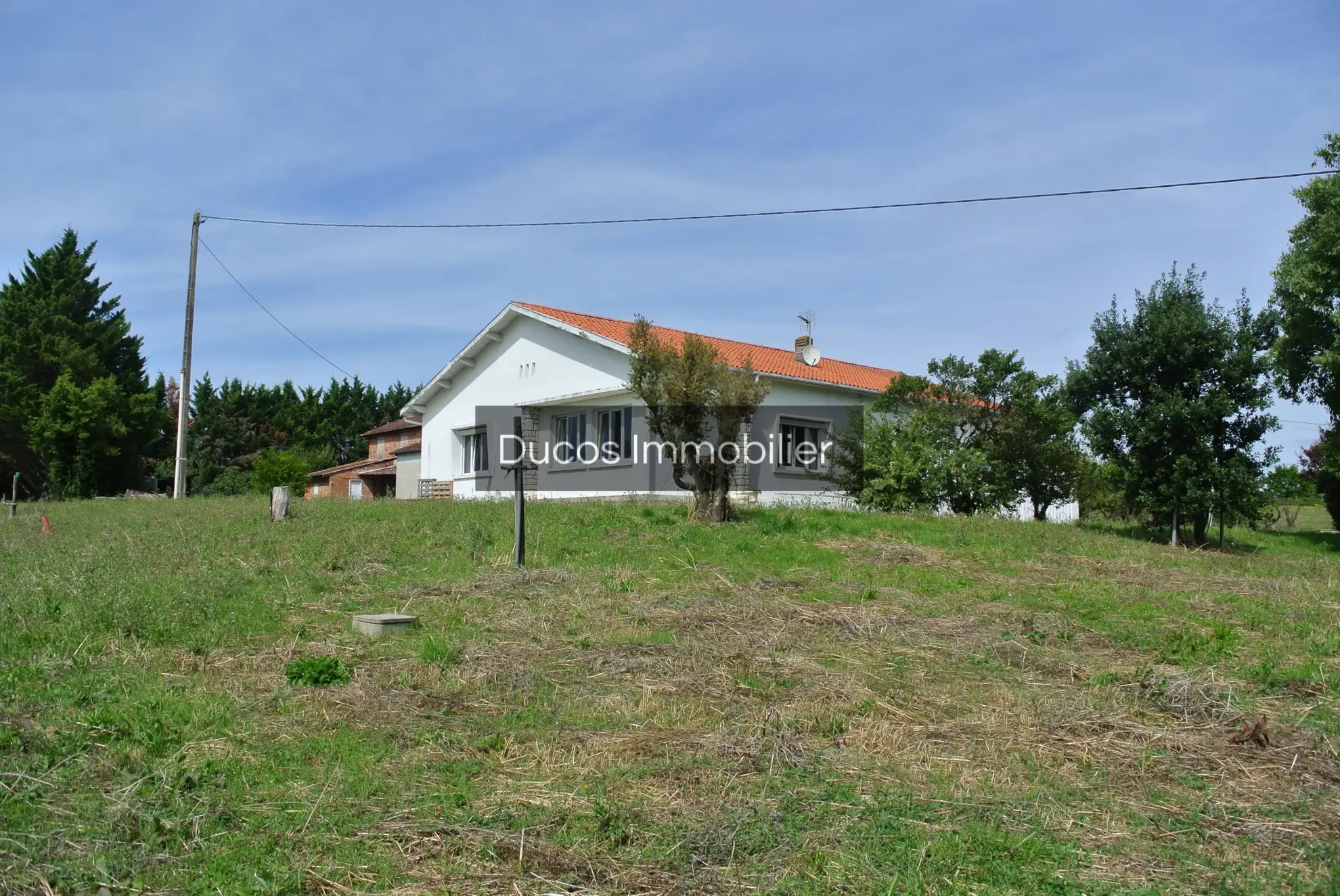 Maison avec 4 chambres et 2,8 hectares de terrain à Virazeil 