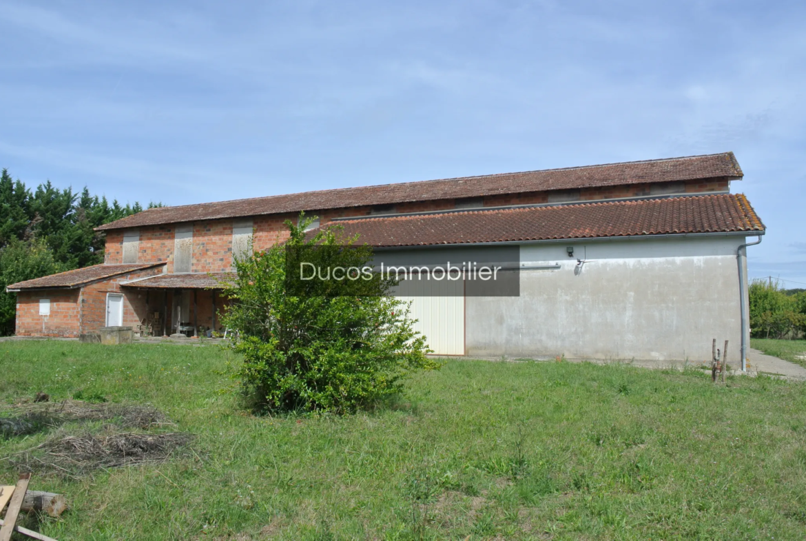 Maison avec 4 chambres et 2,8 hectares de terrain à Virazeil 