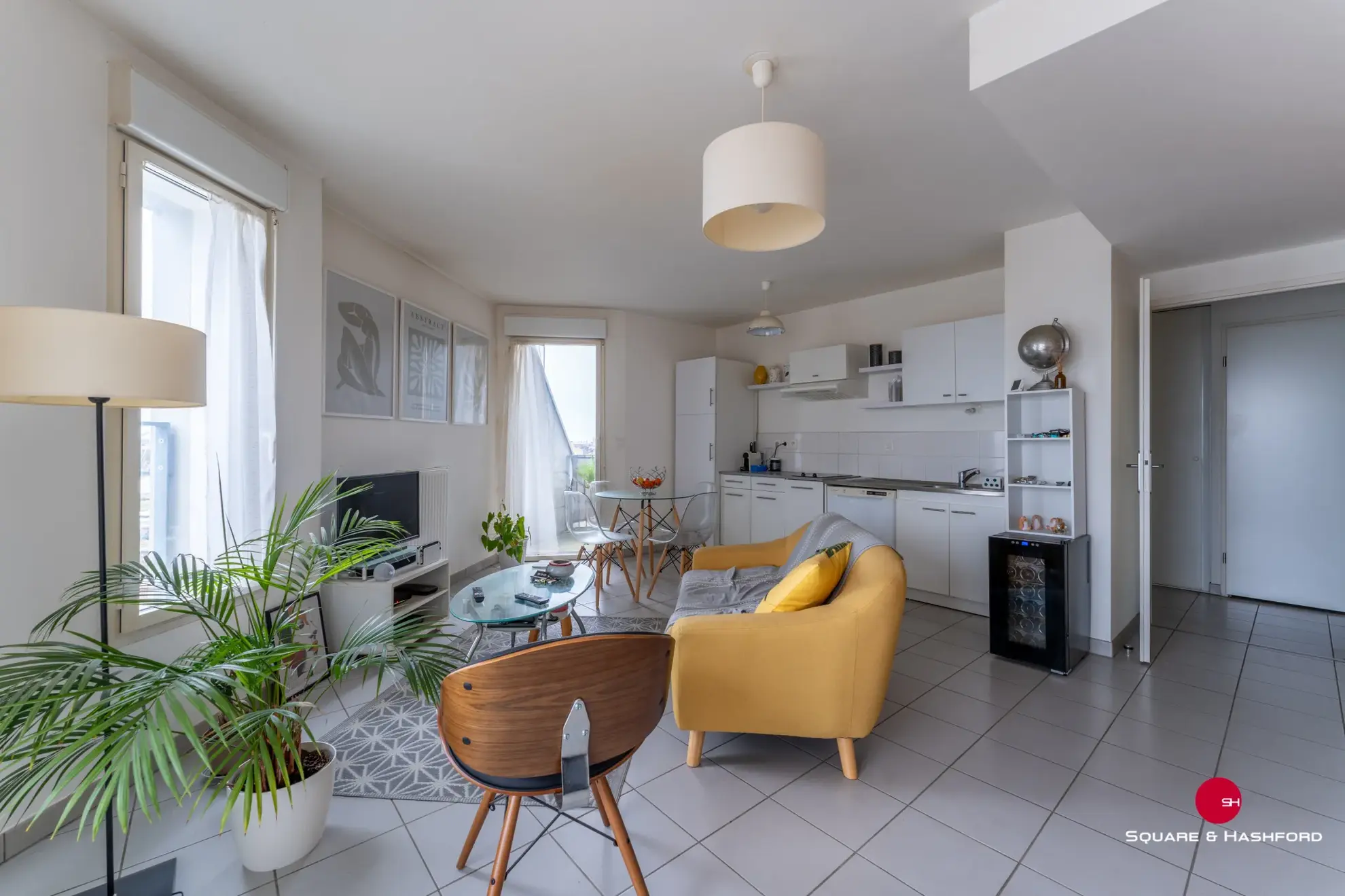 Duplex lumineux avec vue dégagée sur les bassins à flot à Bordeaux 