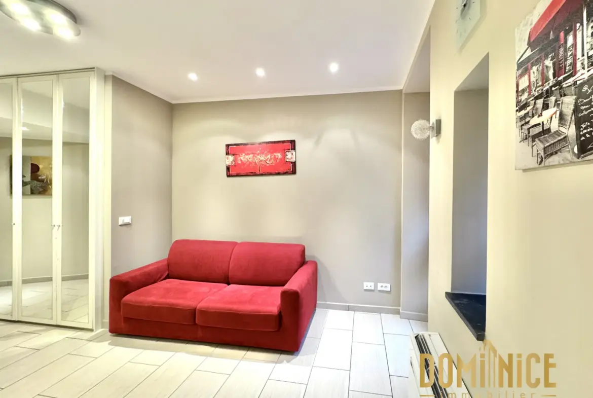 Studio rénové au Carré d'Or à Nice - 22 m² à vendre 