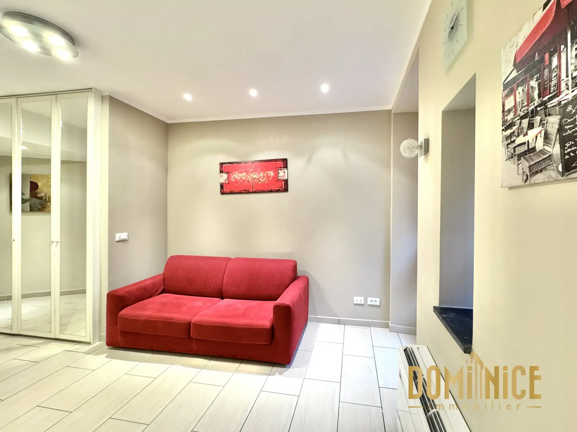 Studio rénové au Carré d'Or à Nice - 22 m² à vendre 