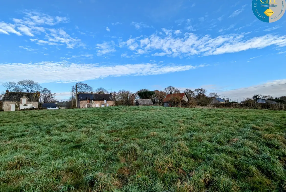 Terrain à bâtir hors lotissement à Monteneuf de 1 015 m² 