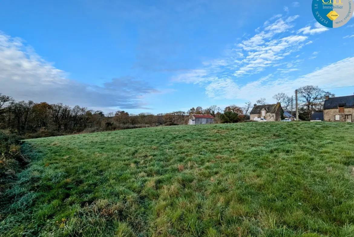 Terrain à bâtir hors lotissement à Monteneuf de 1 015 m² 