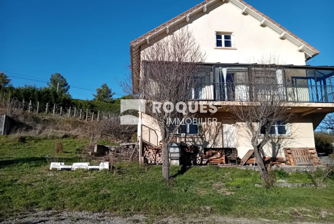 Maison T4 à Millau avec vue dégagée 