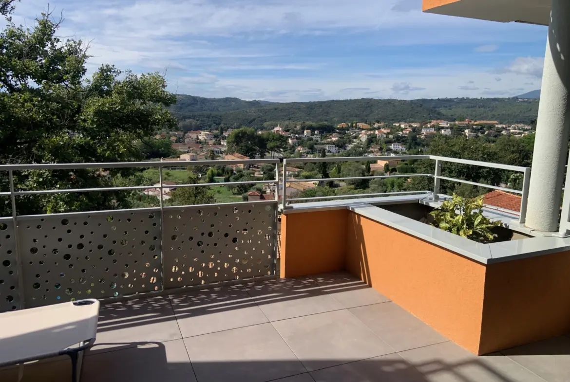 Appartement 2 pièces neuf à Cagnes-sur-Mer avec terrasse 