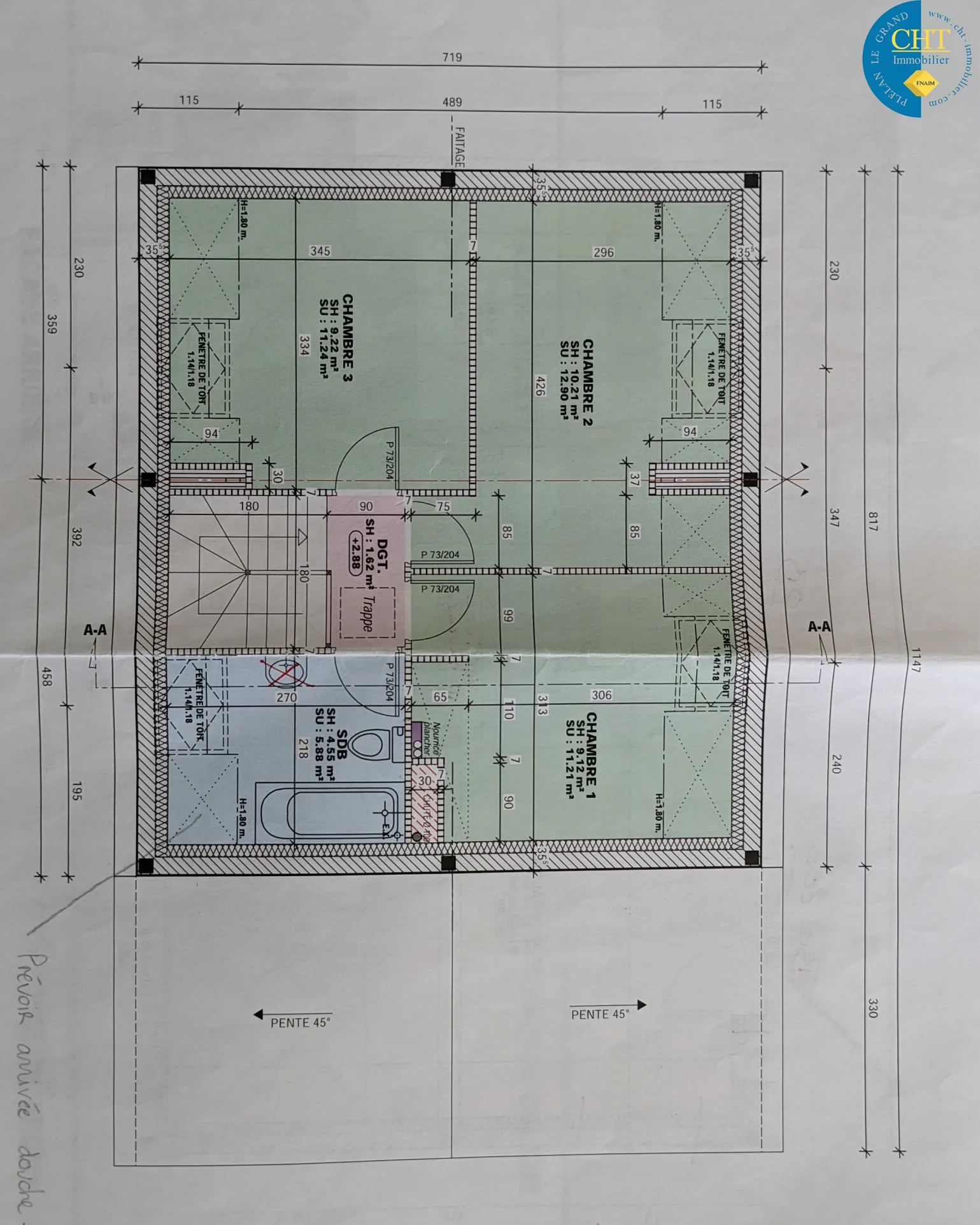 Maison récente à vendre à Maure-De-Bretagne avec 3 chambres 