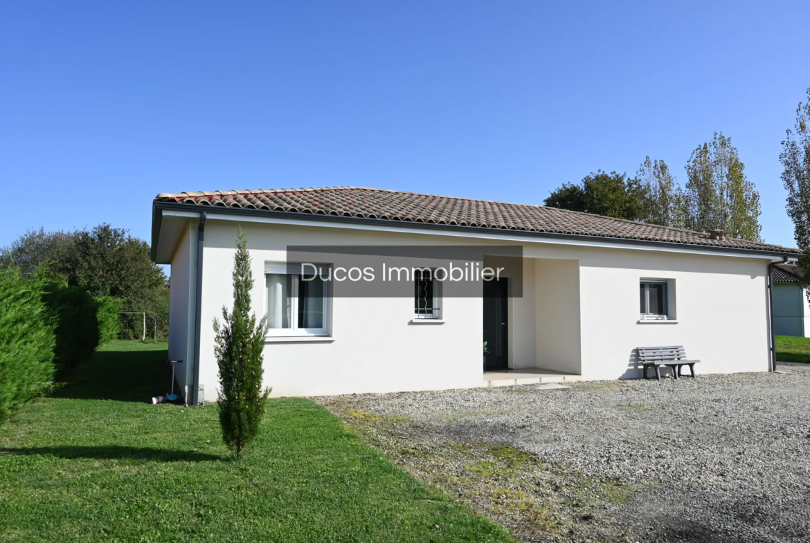 Maison récente sur l'axe Marmande-Tonneins à Longueville 