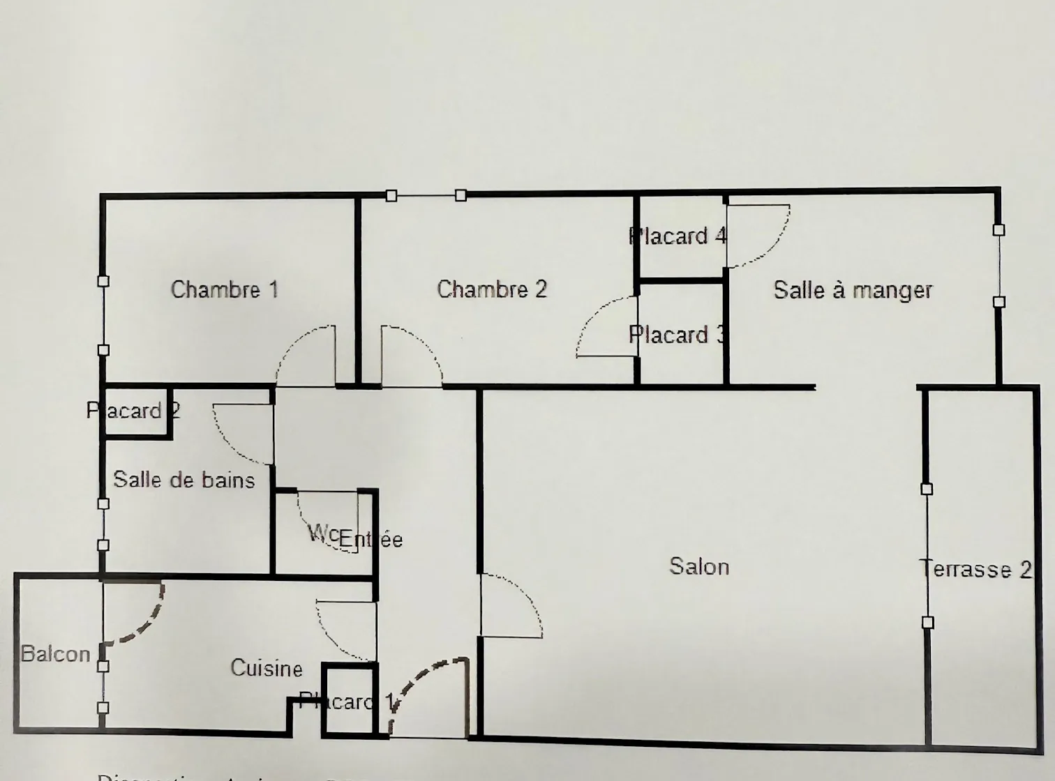 Appart T4 dernier étage vue dominante - 65 m² à Le Cannet 