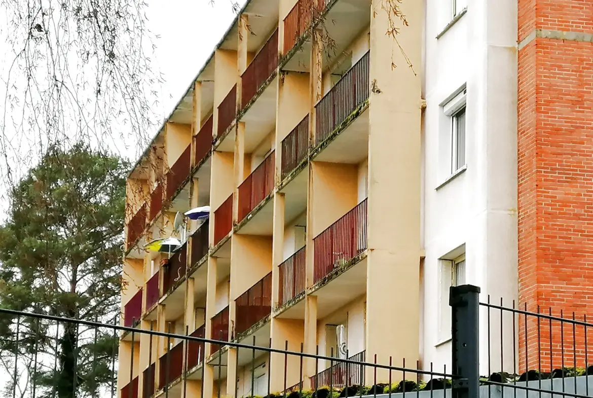 À vendre : Appartement T.3 avec balcon et garage à Nevers 