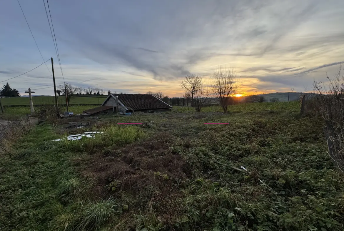 Maison de 95m² habitable à Bourg-de-Thizy, vue dégagée 